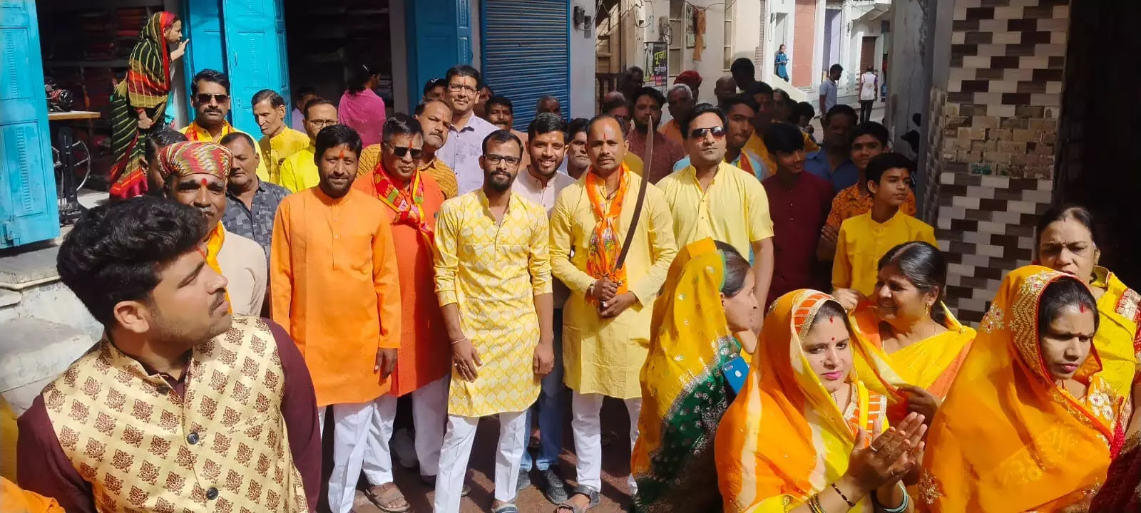 रायला में हिंदू नव वर्ष पर निकली शोभायात्रा रायला में हिंदू नव वर्ष पर निकली शोभायात्रा