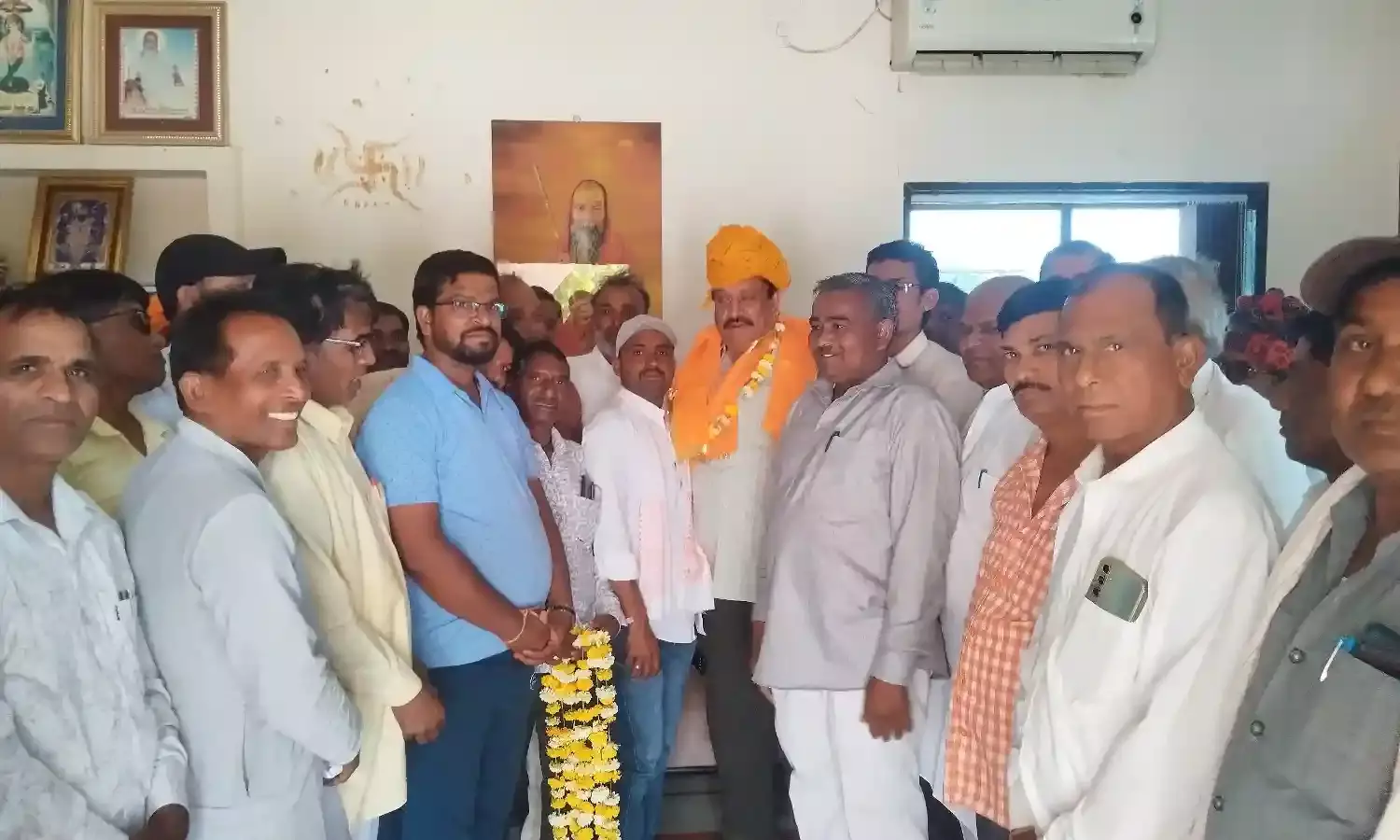 भील समाज के प्रदेश प्रतिनिधिमंडल ने विधायक राठौड का किया स्वागत