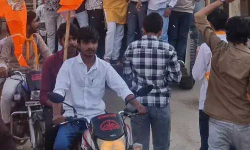 हिंदू नव वर्ष पर कोशीथल में निकली शोभायात्रा