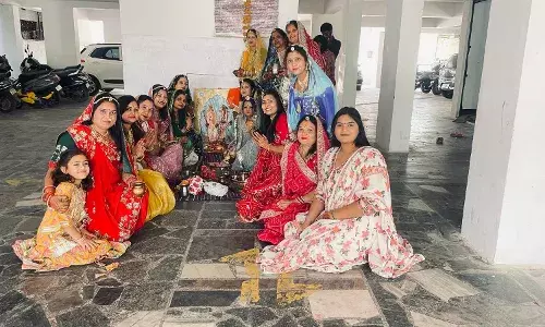 गणगौर पर्व मनाया