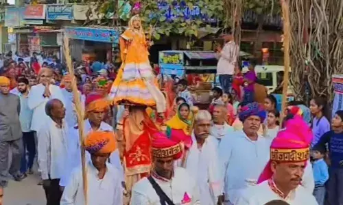 बनेड़ा में निकली गणगौर माता की शाही सवारी, लगभग 300 साल पुरानी है परंपरा