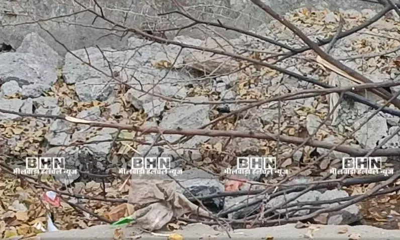 बनेड़ा में करोड़ों रुपए की सड़क को कुछ दिन बाद ही खोद डाला, लापरवाह जलदाय विभाग