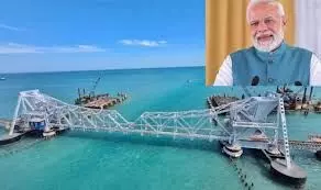 प्रधानमंत्री नरेन्द्र मोदी पंबन पुल का उद्घाटन 6 अप्रैल को करेंगे प्रधानमंत्री नरेन्द्र मोदी पंबन पुल का उद्घाटन 6 अप्रैल को करेंगे