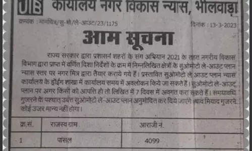 2 साल से आम सूचना के बावजूद 90 बी/ए की कार्यवाही नहीं की पूरी ,पट्टे के लिये लोगो को उठाना पड़ेगा लाखों का नुकसान