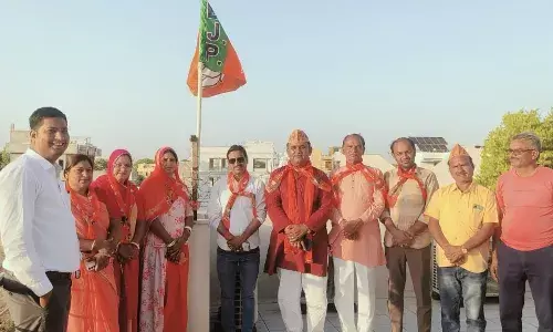 आसींद में भाजपा ने अपना स्थापना दिवस सुशासन दिवस के रूप में मनाया