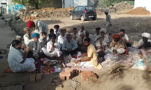 रानीखेड़ा में सहस्त्र चंडी महायज्ञ को लेकर भूमि पूजन