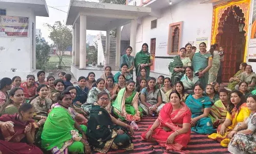 गाजे बाजों के साथ गणगौर की प्रतिमाऐं विसर्जित