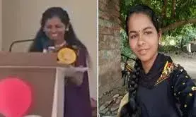 भाषण दे रही  लड़की की अचानक गिरने के बाद मौत