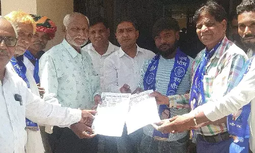 शाहपुरा जिला बचाओ आंदोलन 97 वे दिन भी अनवरत जारी