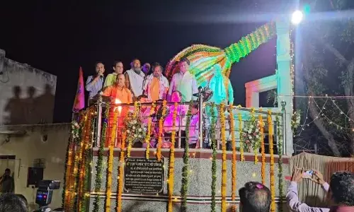 गदा स्थापना की 12वीं वर्षगांठ पर क्यारा के बालाजी मंदिर में लगाया छप्पन भोग गदा स्थापना की 12वीं वर्षगांठ पर क्यारा के बालाजी मंदिर में लगाया छप्पन भोग