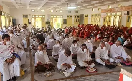 नवकार महामंत्र का आसींद में हुआ सामूहिक जाप नवकार महामंत्र का आसींद में हुआ सामूहिक जाप