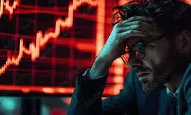 सेंसेक्स 380 अंक गिरा, निफ्टी 22400 के नीचे बंद