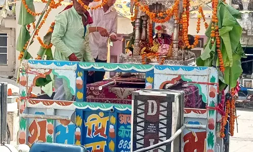 85 गांवों की हरिबोल प्रभात फेरियों का हुआ समागम, भजनों पर झूमे भक्त