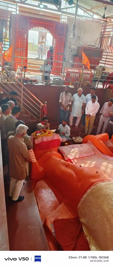 जाट ने किए सांवरिया हनुमान जी के दर्शन