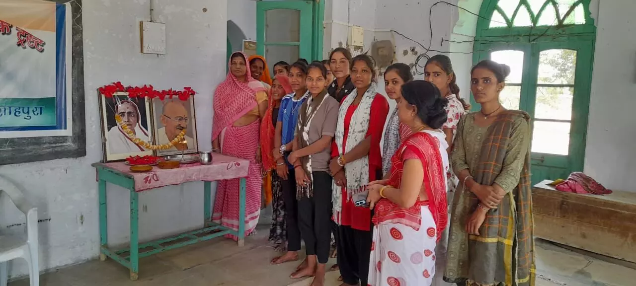 कस्तूरबा माता का जन्म दिवस मनाया कस्तूरबा माता का जन्म दिवस मनाया