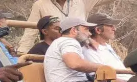 विदेशी मेहमानों के साथ टाइगर सफारी पर रणथंभौर पहुंचे राहुल