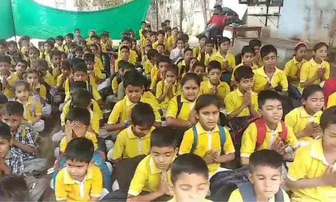 लाडपुरा में हनुमान चालीसा का वाचन