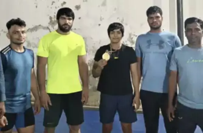 कविता माली ने जूनियर स्टेट में जीत गोल्ड मेडल जीता, स्वागत कविता माली ने जूनियर स्टेट में जीत गोल्ड मेडल जीता, स्वागत