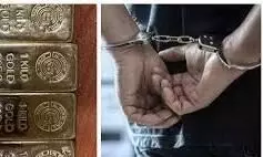 मुंबई एयरपोर्ट पर डीआरआई ने पकड़ा 6.3 करोड़ का सोना,युवक गिरफ्तार मुंबई एयरपोर्ट पर डीआरआई ने पकड़ा 6.3 करोड़ का सोना,युवक गिरफ्तार
