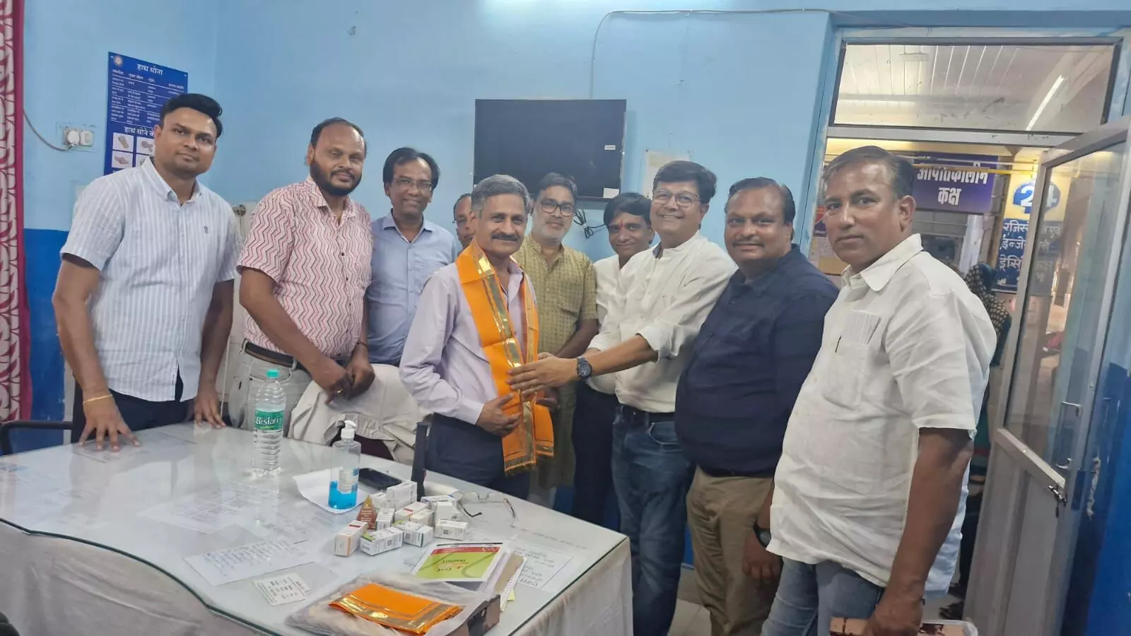 गंगापुर मित्र परिषद द्वारा निशुल्क नेत्र परीक्षण शिविर189 लोगो ने कराई जांच गंगापुर मित्र परिषद द्वारा निशुल्क नेत्र परीक्षण शिविर189 लोगो ने कराई जांच