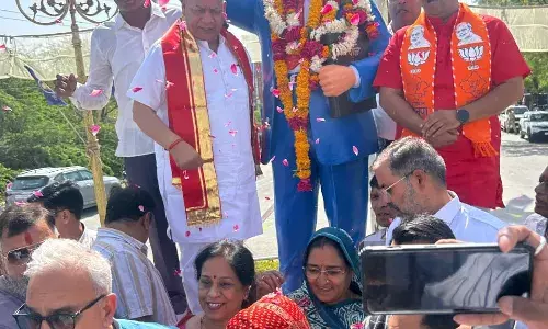 बाबा साहब अम्बेडकर का कॉंग्रेस ने तिरस्कार किया था - सांसद अग्रवाल