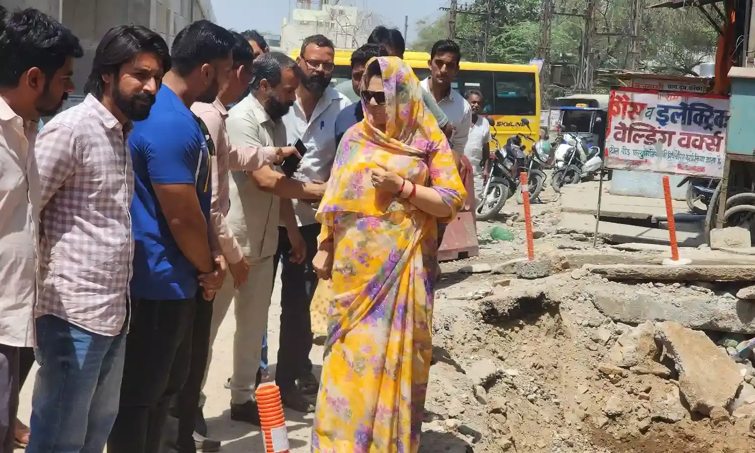 जल जीवन मिशन परियोजना का सांसद ने निरीक्षण किया
