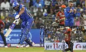 हैदराबाद को मुंबई इंडियंस ने चार विकेट से हरा पकड़ी जीत की राह हैदराबाद को मुंबई इंडियंस ने चार विकेट से हरा पकड़ी जीत की राह