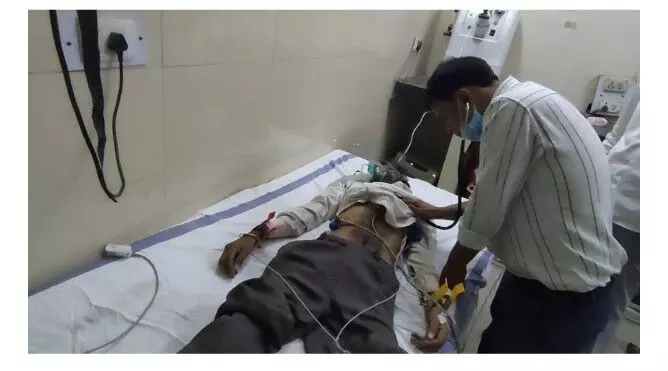 मुरैना जिला अस्पताल में लगी भीषण आग, मरीजों में मची भगदड़, एक की मौत