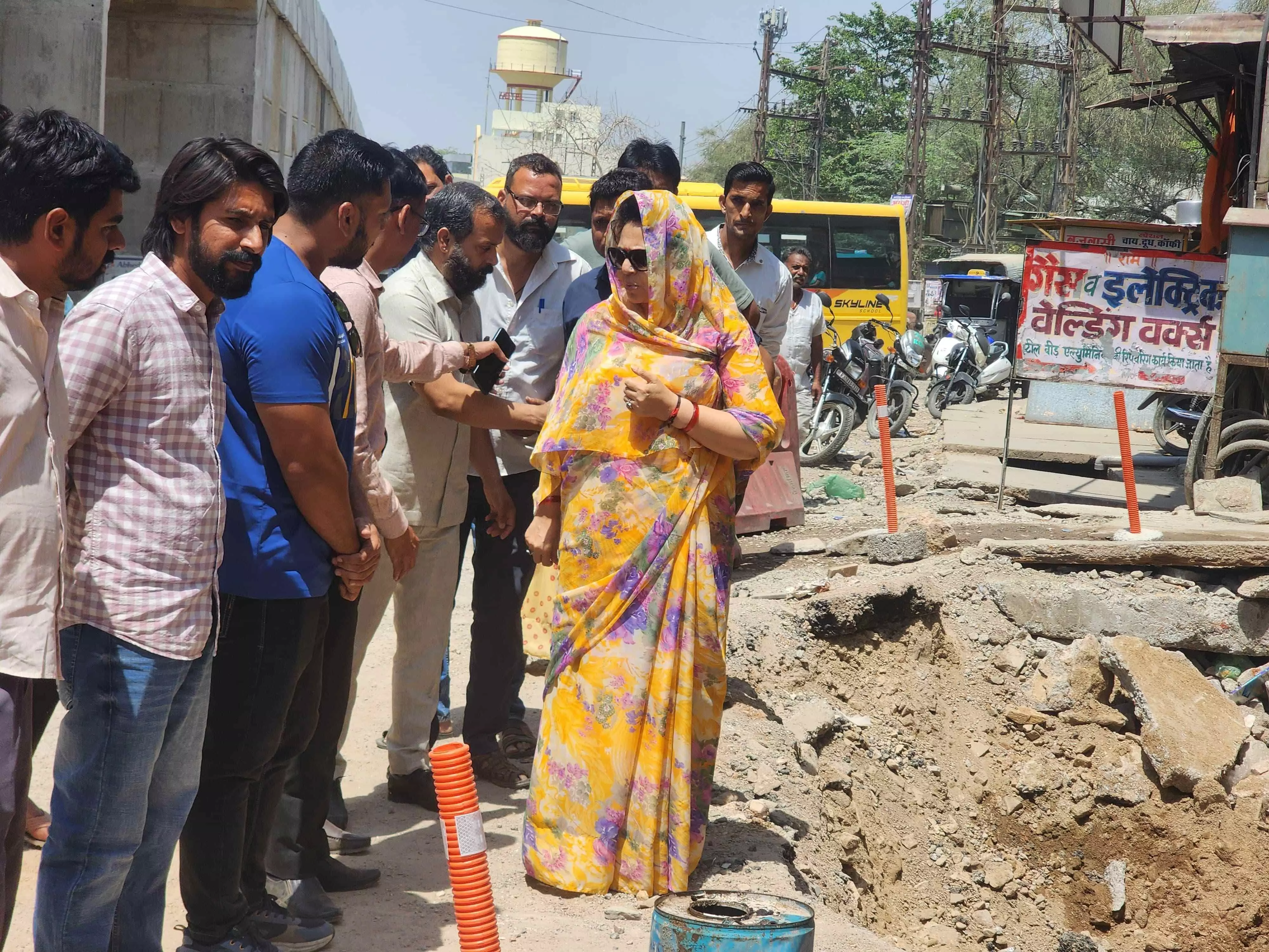 जल जीवन मिशन परियोजना का सांसद ने निरीक्षण किया