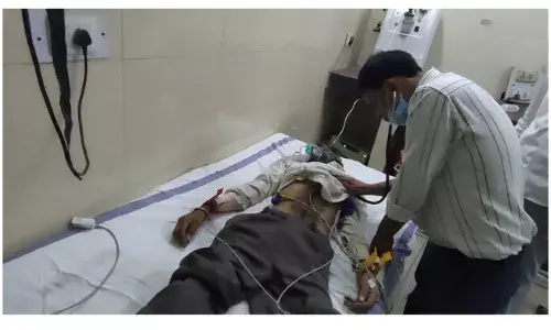 मुरैना जिला अस्पताल में लगी भीषण आग, मरीजों में मची भगदड़, एक की मौत
