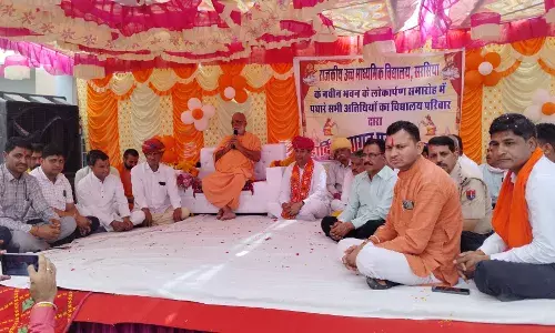 पैतृक गांव सरसिया में 3.75 करोड़ की लागत से बने विकास कार्यों का विधायक गोपीचंद मीणा ने किया लोकार्पण