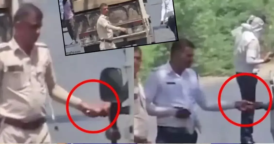 खुलेआम वाहन चालकों से वसूली कर रहे थे पुलिसवाले, एसपी ने लिया बड़ा एक्शन खुलेआम वाहन चालकों से वसूली कर रहे थे पुलिसवाले, एसपी ने लिया बड़ा एक्शन