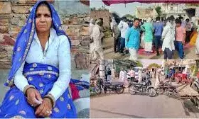 महिला की हत्या करके पैर काटकर चांदी के कड़े लूटे