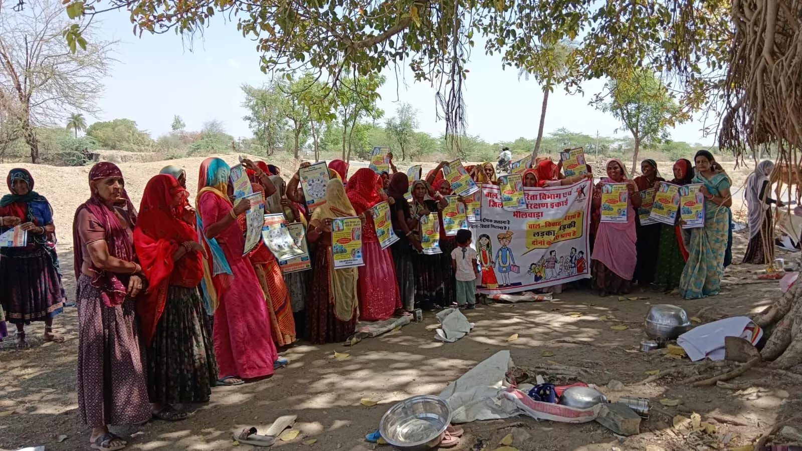 बाल विवाह की रोकथाम के तहत जागरूकता गतिविधि आयोजित