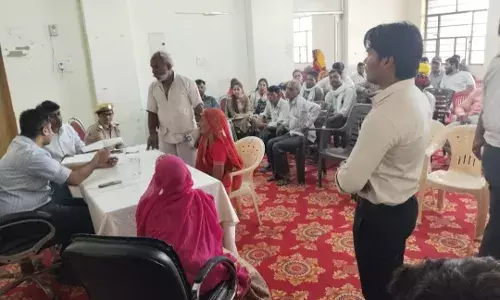 जिला कलेक्टर संधू  ने की जनसुनवाई