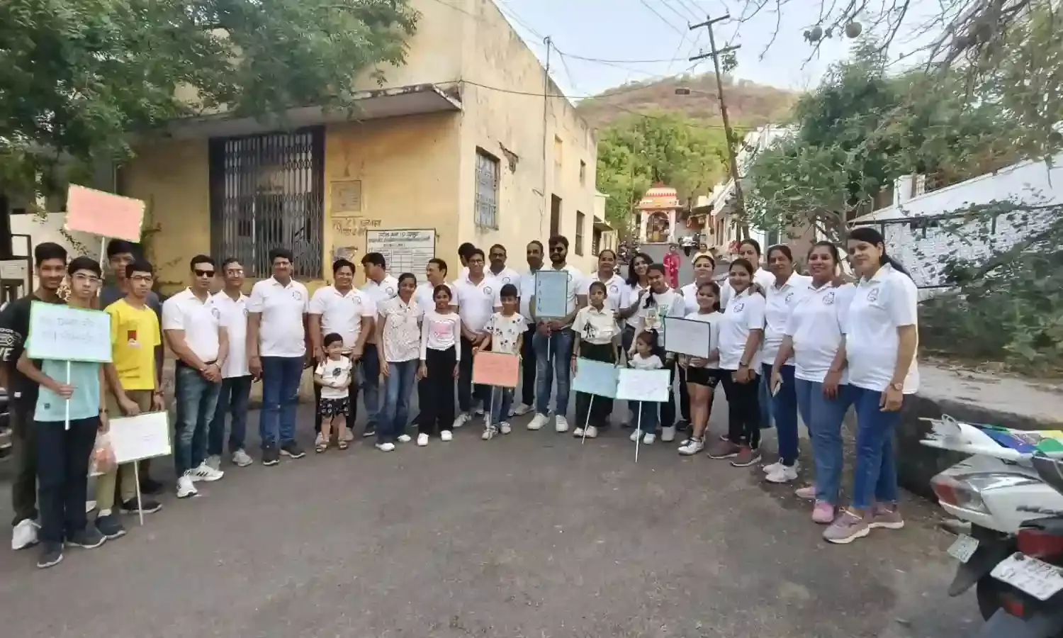 जैन सोशल ग्रुप “ उमंग” ने शांति और अहिंसा रैली निकाल श्रद्धांजलि दी