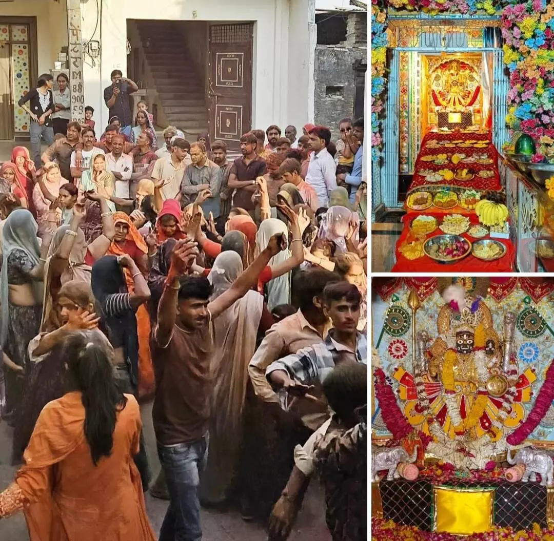 रेणवास मे लक्ष्मीनाथ नाथ को लगाया छप्पन्न भोग , नगर भ्रमण निकले भगवान रेणवास मे लक्ष्मीनाथ नाथ को लगाया छप्पन्न भोग , नगर भ्रमण निकले भगवान