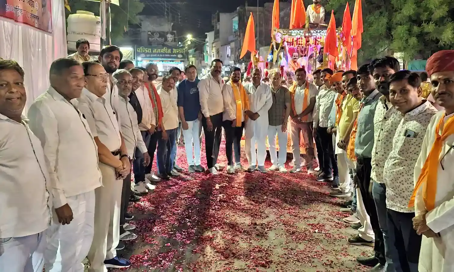 भाजपा ने किया श्री परशुराम जयंती पर निकले मशाल जुलूस का स्वागत