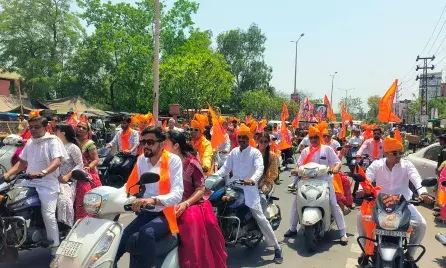 महर्षि पाराशर जयंती पर वाहन रैली, शोभायात्रा और महाआरती