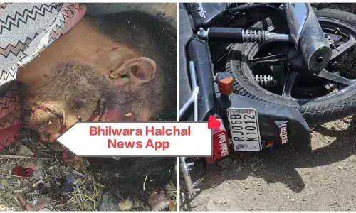 हाइवे पर नाले में मिली युवक की खूनसनी लाश, बाइक भी मिली हाइवे पर नाले में मिली युवक की खूनसनी लाश, बाइक भी मिली