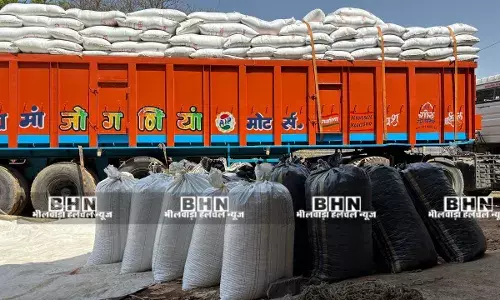 गंगरार में ट्रक से 405.130 किलोग्राम अवैध डोडा चूरा बरामद