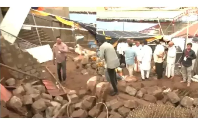 नरसिम्हा स्वामी मंदिर के चंदनोत्सव में दीवार गिरी; 7 लोगों की मौत