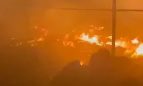 अजमेर की पेपर फैक्ट्री में लगी भीषण आग,मौके पर पहुंची दमकल