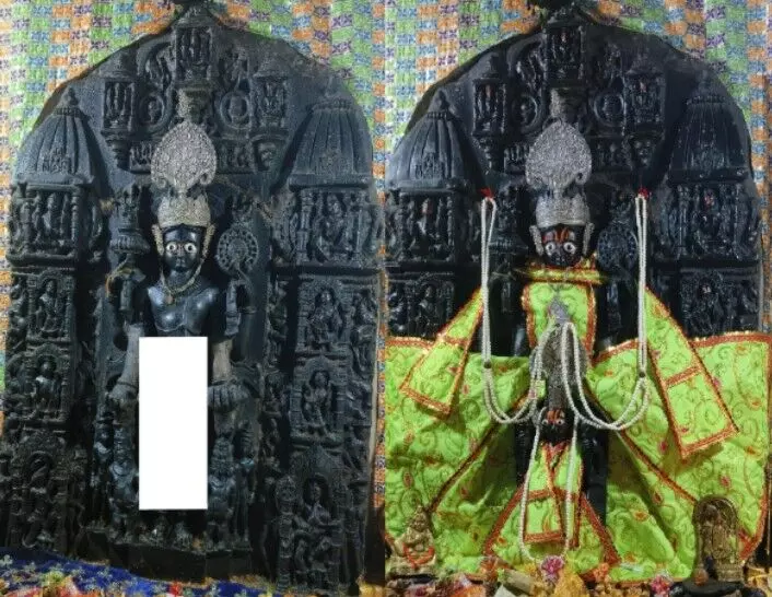 श्री चारभुजा नाथ की 24 अवतारों सहित दुर्लभ प्रतिमा जाने कहां स्थित है श्री चारभुजा नाथ की 24 अवतारों सहित दुर्लभ प्रतिमा जाने कहां स्थित है