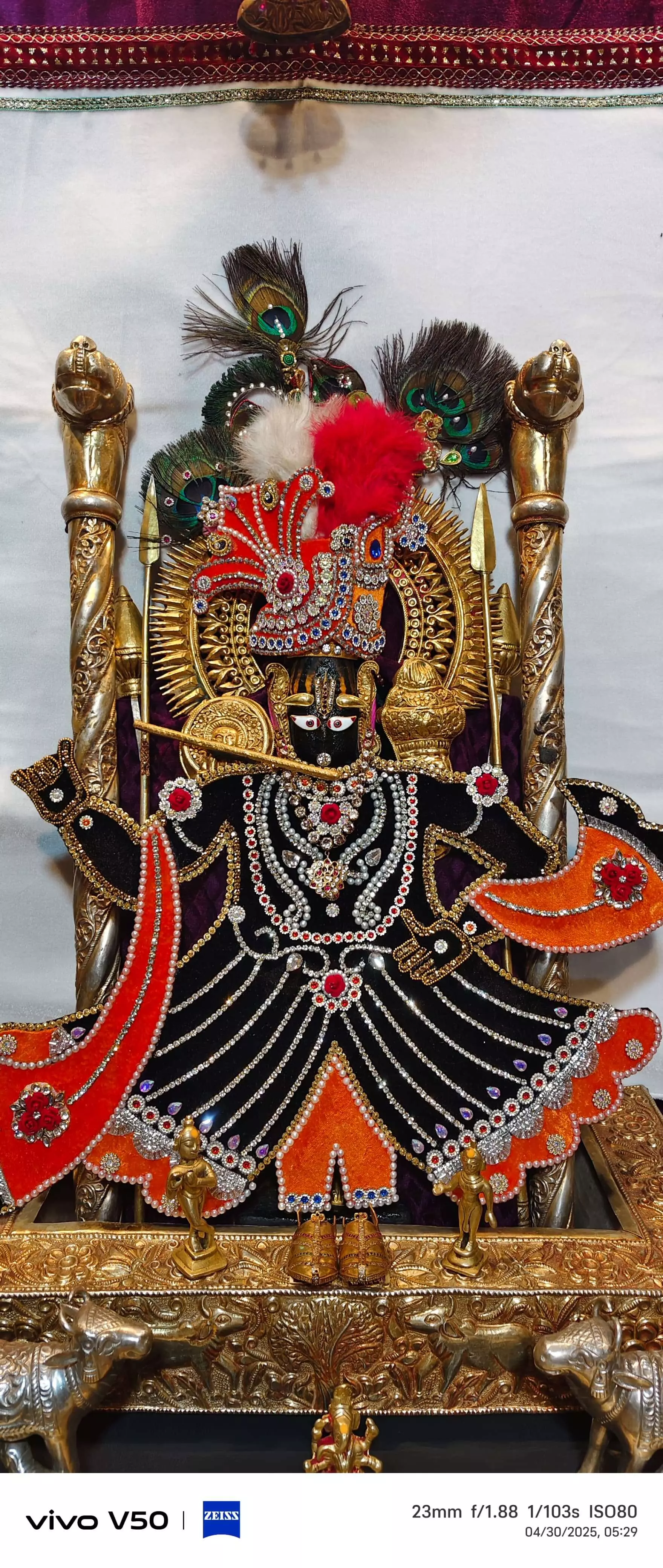 जय श्री कोटड़ी श्याम दरबार आज मंगला श्रृंगार आरती के दर्शन दिनांक     30-04-2025