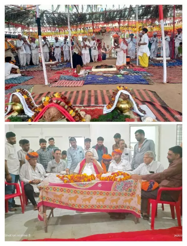 गोविन्दपुरा में भगवान देवनारायण प्राण-प्रतिष्ठा महोत्सव में विधायक उदयलाल भड़ाणा पहुंचे गोविन्दपुरा में भगवान देवनारायण प्राण-प्रतिष्ठा महोत्सव में विधायक उदयलाल भड़ाणा पहुंचे