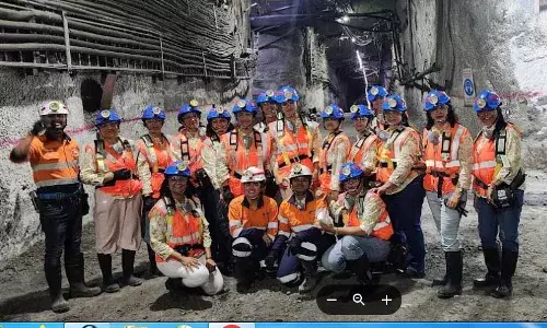 फिक्की एफएलओ की महिला प्रतिनिधियों ने विश्व की सबसे बडी रामपुरा आगुचा माइन का दौरा किया