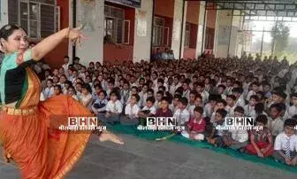 ’जय दुर्गा दुर्गती परिहारी’’ दुर्गा स्तुति में रक्त बीज के वध की जीवन्त प्रस्तुति