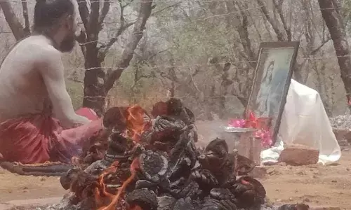 लाडपुरा में साबलेश्वर महादेव के महंत ने भारत को विश्व गुरु बनाना ही अग्नि तपस्या का उद्देश्य