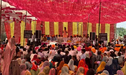डियास में बाबा रामदेव जी महाराज मंदिर मूर्ति प्राण प्रतिष्ठा का आयोजन